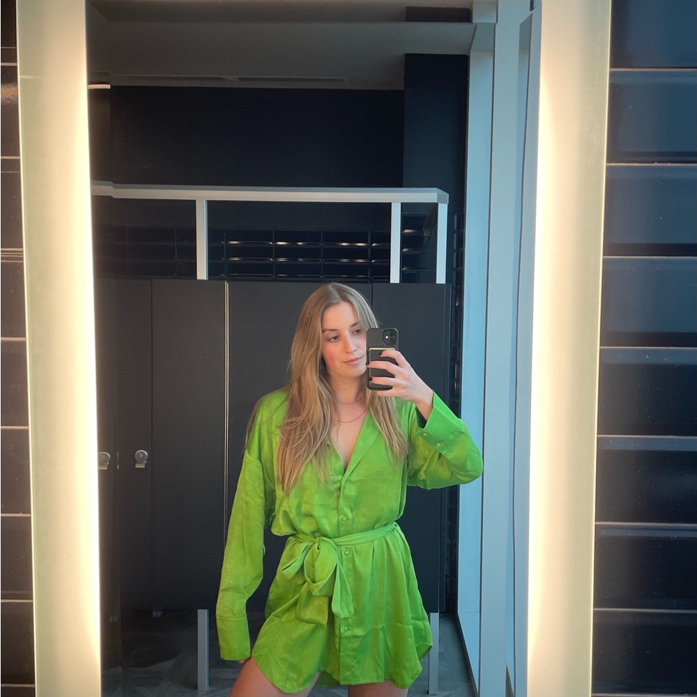 Peppermayo Lime Green Dress